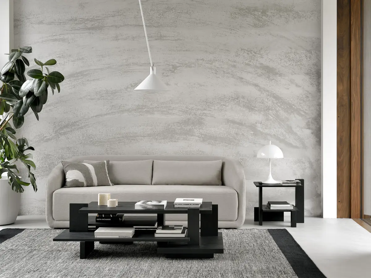 Black abstract on sale coffee table